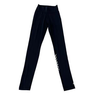 M3-4 ADIDAS Women's Leggings Geometric Graphic Black/White XS